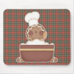 baking gingerbread man mouse pad