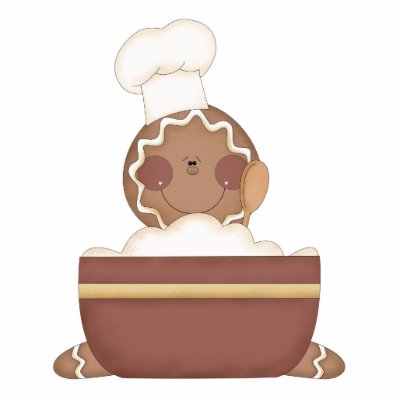 baking gingerbread man photo cutout by doonidesigns