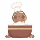 baking gingerbread man photo sculptures