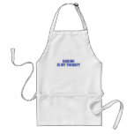 Baking is my therapy apron