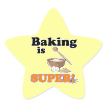 baking is super star stickers
