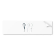 Baking Utensils Bumper Sticker