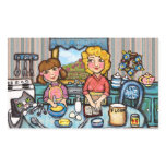 Baking With Mom Cute Art Sticker
