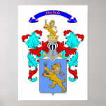 Bako family Hungarian Coat of Arm 11" x 15"poster