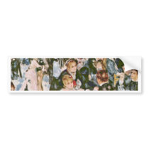 Bal Du Moulin De La Galette By Pierre-Auguste Bumper Stickers