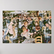 Bal Du Moulin De La Galette By Pierre-Auguste Print