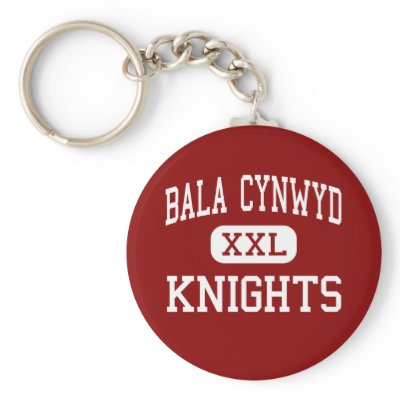 Bala Cynwyd - Knights - Middle - Bala Cynwyd Key Chain by customteamsportswear