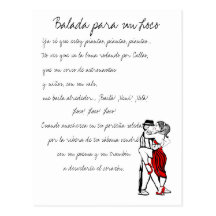 Balada para un loco Tango Lyrics Post Cards