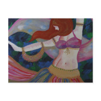 Baladi, Belly Dancer Beautiful Art Postcards
