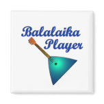Balalaika Player Fridge Magnets
