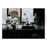 Balance and Bottles in Chem Lab Cards