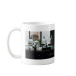 Balance and Bottles in Chem Lab Coffee Mug