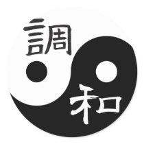 Balance & Harmony Yin yang Stickers