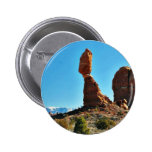 Balanced Stone At Arches National Park Pinback Button