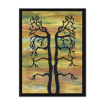 balanced trees post card