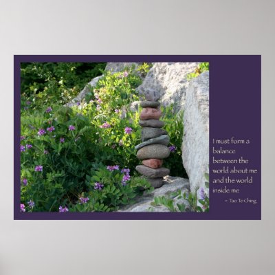 Balancing Rocks (print / canvas) by livingzen