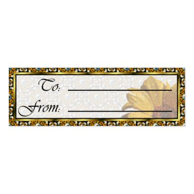 Balboa Octagonal Wreaths Sm Any Colour Gift Tag by j053ph