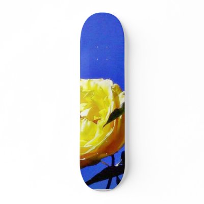 Balboa Park Yellow Roses Garden Skate Board by lifesphere