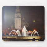 Balboa Parks Towers Fountains Night Mousepads