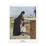 Balcony By Morisot Berthe Post Cards