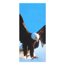 Bald American Eagle Custom Rack Card