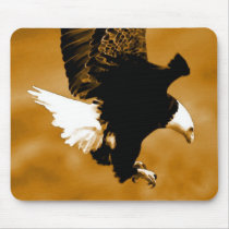 Bald American Eagle Mousepads