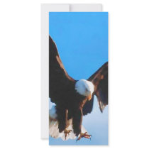 Bald American Eagle Custom Rack Card