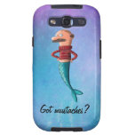 Bald and Moustached Mermaid