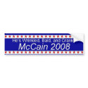 Bald Cranky McCain 2008 Bumper Sticker bumper stickers