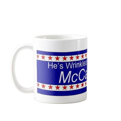 Bald Cranky McCain for President 2008 Mug by pangerho