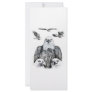 Bald Eagle Collage Pencil drawing sketch Custom Rack Cards