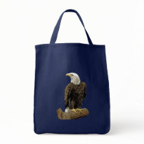 Bald Eagle Drawing Canvas Bags