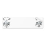 Bald Eagle Drawing Bumper Sticker