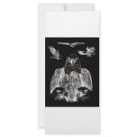 Bald Eagle Drawing, Inversion of Pencil drawing Full Color Rack Card