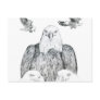 Bald Eagle Drawing Post Card