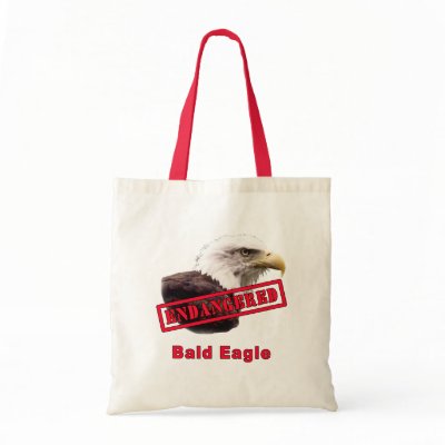 Bald Eagle Endangered Species Tote Bag by EndangeredCreatures