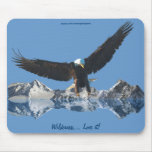 BALD EAGLE FLIGHT & Mountains Mousepad
