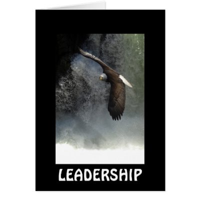 Bald Eagle LEADERSHIP Card by WILDERNESS_SHOP