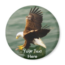 Bald Eagle Motivational Gift Refrigerator Magnets