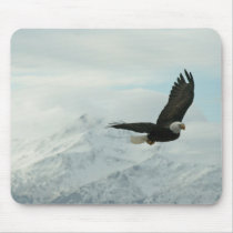 Bald eagle & mountains mouse pads