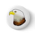 Bald Eagle Powerful Bird of Prey Pin