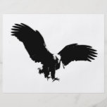 Bald Eagle Silhouette Flyer