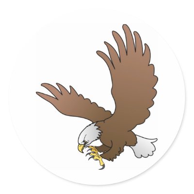 bald eagle sticker by GeoDesign