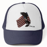 Bald Eagle & US Flag Motivational Hats