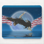BALD EAGLE & US FLAG Patriot Series mousepads