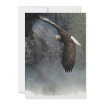 Bald Eagle & Waterfalls Invitation Cards