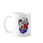 bald evil clown mugs