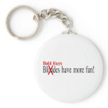 Bald Guys Have More Fun Key Chains
