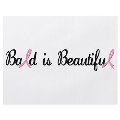 BALD IS BEAUTIFUL CUSTOM FLYER by inktees