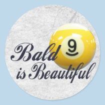 Bald is Beautiful stickers